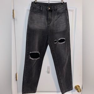 Black, medium (size6) jeans from shein